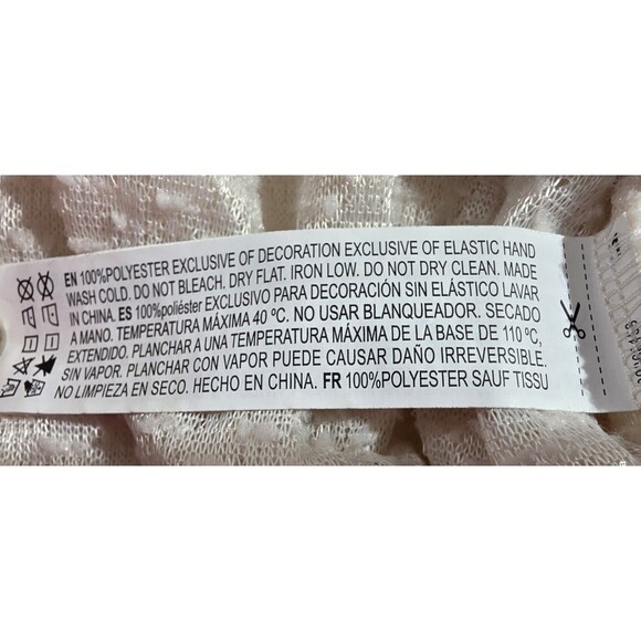 Forever 21 Cropped Fluffy Shag Style Cream Sweater Pullover Women's Size L - Picture 7 of 15